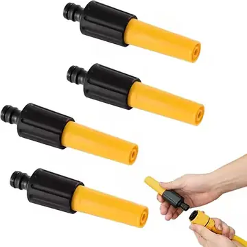 2/4Pcs Hose Nozzles Hose Sprinkler Set Adjustable Hose Car Wash Nozzle Garden Hose Spray Nozzle Hose Pipe Nozzle End Garden Too
