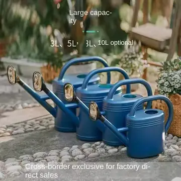 1L/2L Watering Can Pot Long Mouth Garden Plants Flower Spray Water Kettle Large Capacity Plastic Watering Device