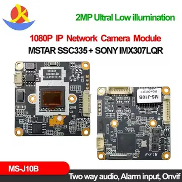 2Mp Ip Camera Board Imx307 Mstar SSC335 Webcam Ultral Low Illumination 1080P 25Fps Rtsp Videolink P2P Surveillance Cctv Camera