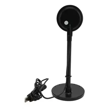 1080P HD Webcam with Fill Light & Phone Holder 3 Adjustable Light Modes Built In Microphone Autofocus Webcam Retractable Pole