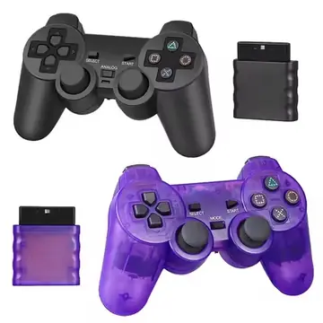 Wireless Gamepad for PS2/PS1 Controller for 2.4G Vibration Playstation 2 Console Double Shock Joystick USB PC Game Controle