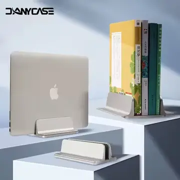 Vertical Laptop Stand Holder Foldable Aluminum Notebook Stand Laptop Tablet Stand Support For Macbook Air Pro PC 13-17 inch