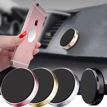 2PC Magnetic Car Phone Holder Universal Car Phone Stand for iPhone Xiaomi Huawei Samsung Dashboard Wall Mounted Car Magnet Sticker