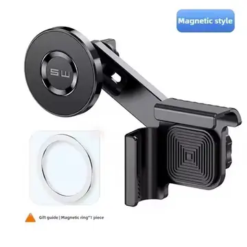 Magnetic Car Phone Holder for Tesla Model 3/Y/X/S – 360° Rotating Side Mount for iPhone 12/13/14/15