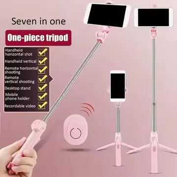 Bluetooth Selfie Stick Roreta 3 in 1 Wireless Foldable Mini Tripod Expandable Monopod with Remote Control Universal