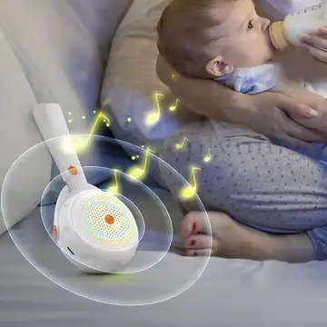 Portable Bluetooth White Noise Machine for Baby Sleep Aid Built-in Battery Baby Sleep Soother for Nursery Travel