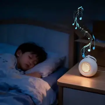 Baby White Noise Machine with light, fast sleep 15 Soothing Sounds, Portable USB Mini Sleep Device for Newborn, Travel & Crib