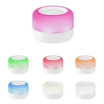Portable White Noise Machine, 7 Light Effects, 12 Soothing Sounds, 2000mAh Rechargeable Battery, Baby Sleep Aid Device