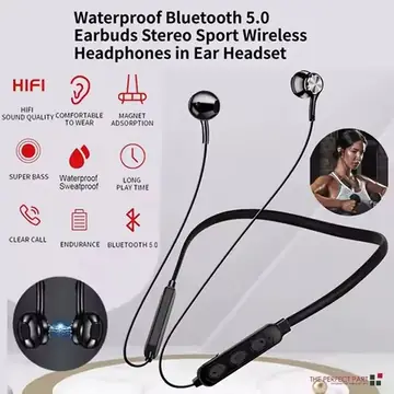 Waterproof Bluetooth 5.0 Earbuds Stereo Sport Wireless Headphones in Ear Headset