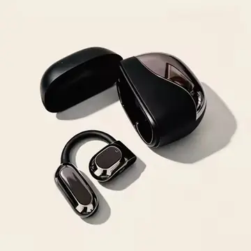 New Open Ear Earbuds Wireless Bluetooth Headphones with Noise Canceling Music Secure Hook Waterproof Design for Gym Running