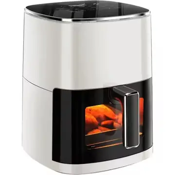 iPower Air ryer - 6.34 QT Digital Airryer with 12 Presets unctions and Visible Window, Nonstick and Dishwasher-Sae Basket, 1700