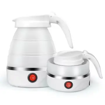 600ML Foldable Electric Travel Kettle Portable Water Boiler