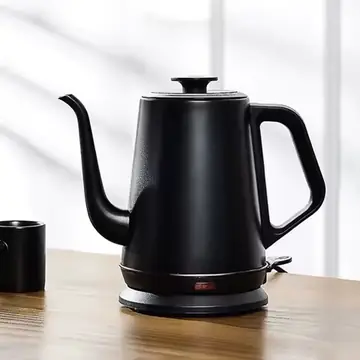 220V Electric Kettle Household Gooseneck TeaPot 1.0L Water Boiler Hand Brewing Coffee Pot Tea Maker 304 Stainless Steel Liner