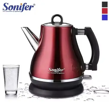 1.2L Colorful 304 Stainless Steel Electric Kettle 1500W Household 220V Quick Heating Electric Boiling Tea Pot Sonifer