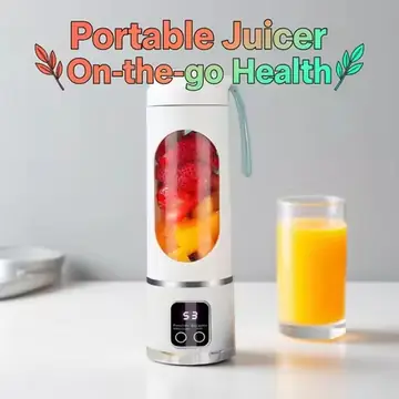 New Portable Juice Maker Blender for Shakes Smoothie 700ML Durable Juicer Steel Blades 2 In 1 Blender Bottle Smoothie Portable
