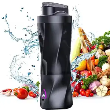 Portable Handheld Juicer Blender USB Battery Powered Variable Speed Personal Juice Mixer for Outdoor Use