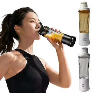 Portable Blender for Smoothies & Shakes 450ML Cordless Mini Small Blender Cup USB-C Rechargeable for Kitchen Office Gym