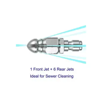 1/4" Garden Hose Nozzles Watering Irrigation Garden Supplies Car Cleaning Accessoris Water Jet High Pressure Sprayer Nozzle