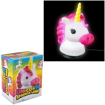 7.5-inch Sparkle Unicorn Lamp
