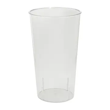 Plastic Cylinder Vase 12-inch - Clear