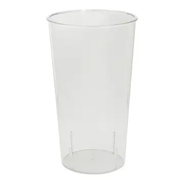 Plastic Cylinder Vase 15-inch - Clear