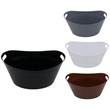 Storage Basket -- Oval With Handles 47x33x23cm
