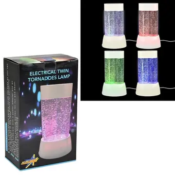 Twin Motion Led Tornado Lamp 10-Inch 12/36