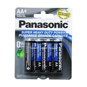 120 Pieces Aa Panasonic Battery 4-Piece - Batteries