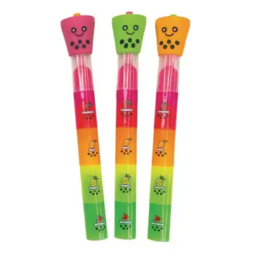 144 pieces Boba Tea Stackable Scented Highlighters 12/bag - Highlighter
