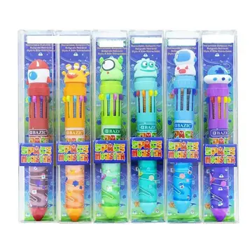 144 Pieces Space Monster Series 10-Color Pen - Pens & Pencils