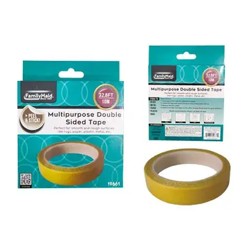 144 Pieces Tape Multipurpose Double Sided 20mm X 10m - Tape & Tape Dispensers