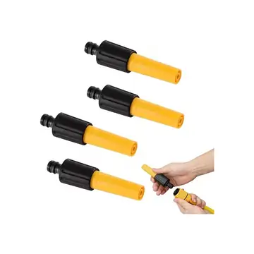 2/4Pcs Hose Nozzles Hose Sprinkler Set Adjustable Hose Car Wash Nozzle Garden Hose Spray Nozzle Hose Pipe Nozzle End Garden Too