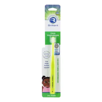 Brilliant Child Toothbrush (narrow Card) - Lime