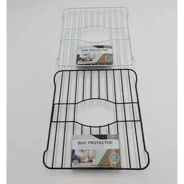 24 Pieces Metal Bottom Of Sink Rack Coated 2 Asst. Color - Kitchen Gadgets & Tools
