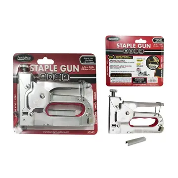24 Pieces Staple Gun With 25 Staples 10x10mm Heavy Duty - Staples & Staplers