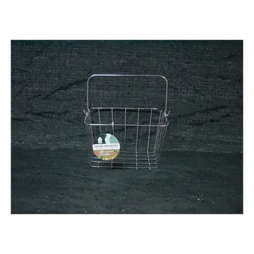 24 Pieces Wire Basket Square W/ Handle Chrome - Kitchen Gadgets & Tools