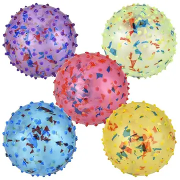 5inch Confetti Knobby Ball 250ct