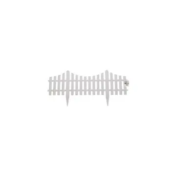 36 pieces Bh Plastic Garden Fence White 23in - Garden Tools