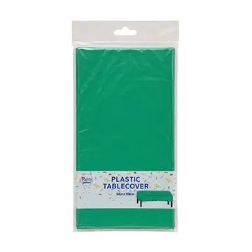 Party Solutions Plastic Tablecover 54-inch X 108-inch Green
