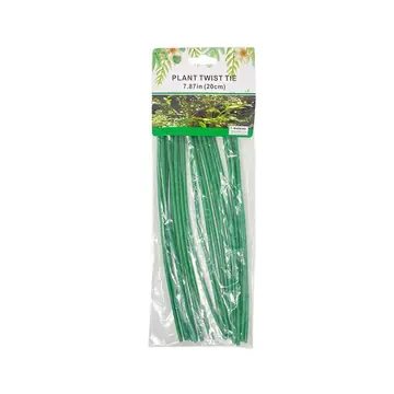 48 Pieces Plant Twist Green 7.87in - Garden Tools