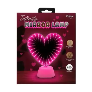 5 pieces Heart Design Icon Mirror Infinity Light Lamp - Lamps and Lanterns