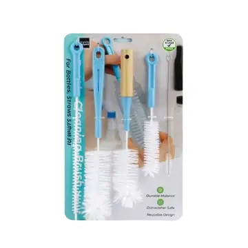 6 pieces 5-count Bottle Cleaning Brush Set - Baby Accessories