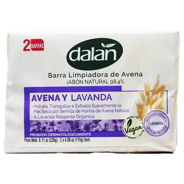 8.11oz 2-Piece Dalan Soap Oatmeal Lavender