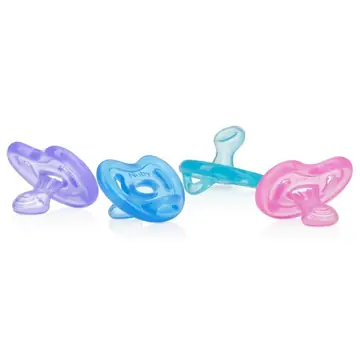 72 pieces Nuby 100% Silicone Orthodontic Pacifiers 2pk, 6-12 Months, Colors May Vary - Baby Bottles