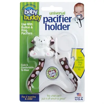 Universal Pacifier Holder Dots - Pink Chocolate