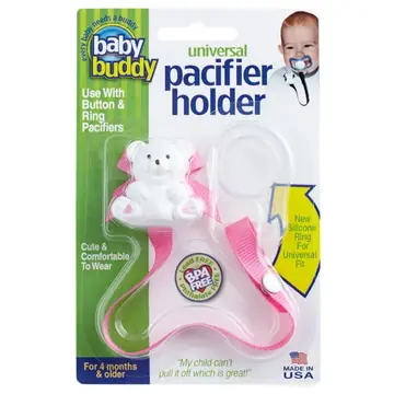Universal Pacifier Holder - Pink