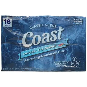 16Count 4oz Coast Bar Soap Classic Scent