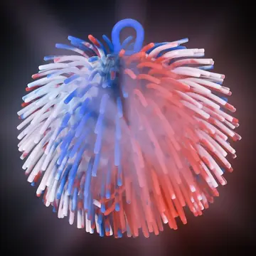 6-inch LighT-Up Patriotic Puffer Ball