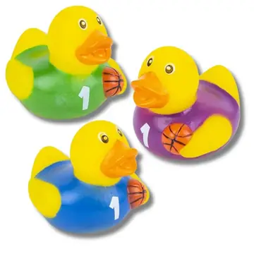 Basketball Rubber Duckies Kids Toy- Assorted