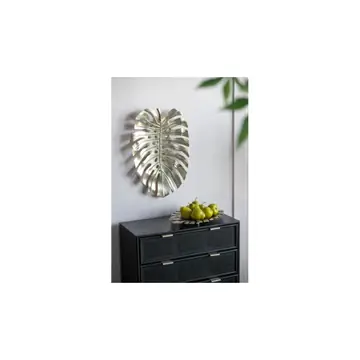 18.9x13.4x1.4 Gold Monstera Leaf Wall DEcor